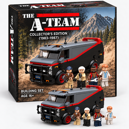 The A-Team Van & Crew Building Block Set