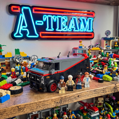 The A-Team Van & Crew Building Block Set