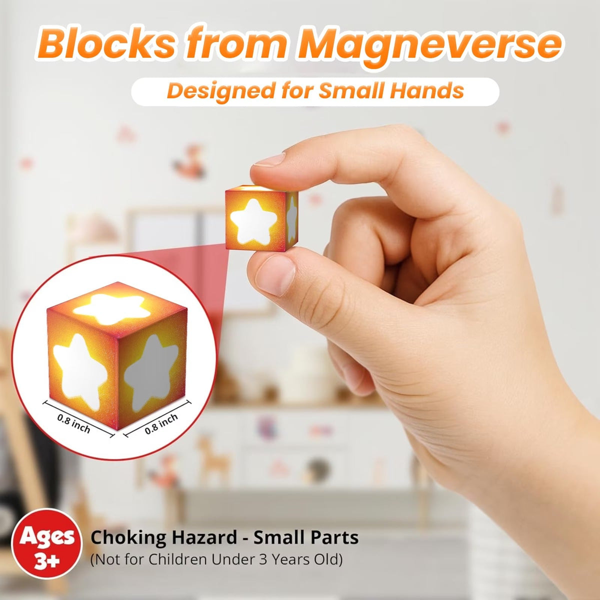 Christmas Magnetic Cube Building Set - Build Your Own Holiday Village